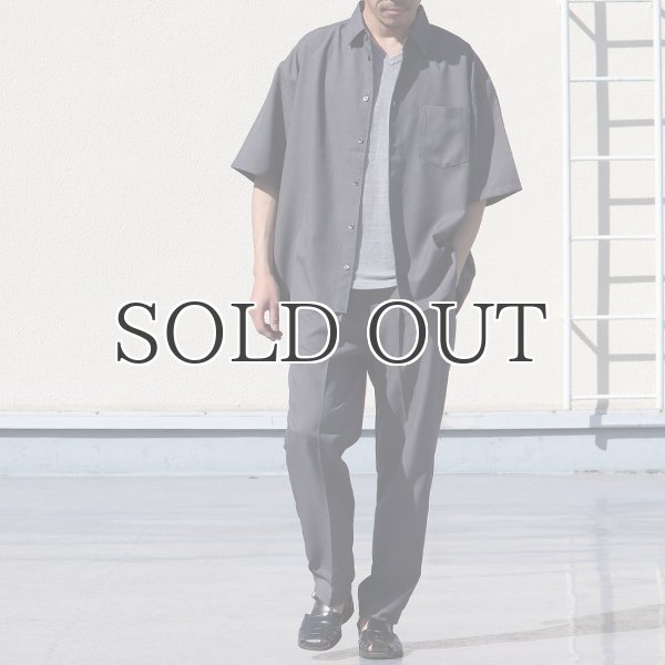 画像7: Reflax®(リフラクス) TECH リネンラ イク LINON(リノン) レギュラーカラー ボクシーAライン ハーフスリーブシャツ【MADE IN JAPAN】『日本製』/ Upscape Audience (7)