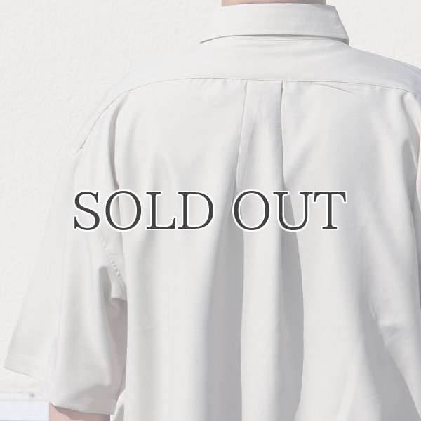 画像15: Reflax®(リフラクス) TECH リネンラ イク LINON(リノン) レギュラーカラー ボクシーAライン ハーフスリーブシャツ【MADE IN JAPAN】『日本製』/ Upscape Audience (15)