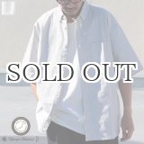 画像: 播州織オックスフォード ボタンダウン ボクシーAライン ハーフスリーブシャツ【MADE IN JAPAN】『日本製』/ Upscape Audience