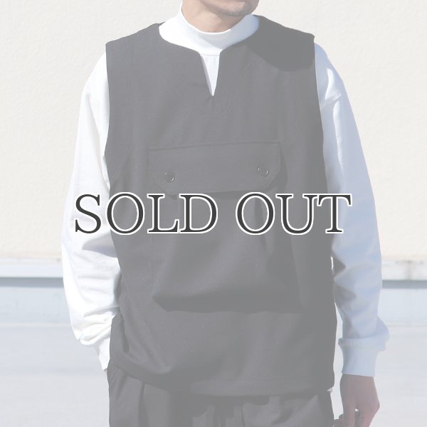 画像3: Reflax®(リフラクス) テック リネンライク CANAPA(カナパ)  ビッグポケット キーネック ベスト【MADE IN JAPAN】『日本製』 / Upscape Audience (3)