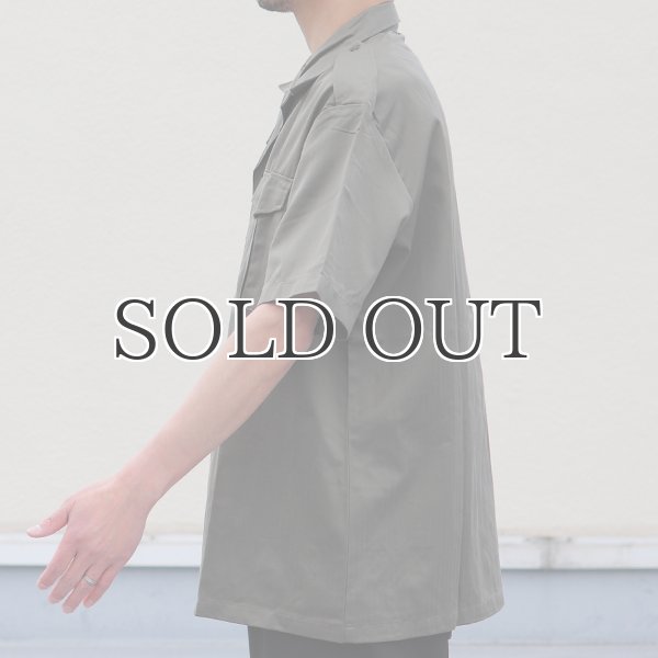 画像10: DEAD STOCK / French Army Chad Tropical Shirt（フランス軍 チャドシャツ / ヘリンボーンツイル） (10)