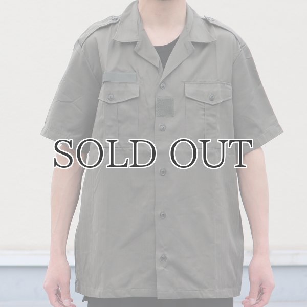画像8: DEAD STOCK / French Army Chad Tropical Shirt（フランス軍 チャドシャツ / ヘリンボーンツイル） (8)