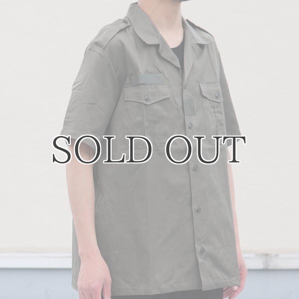 画像12: DEAD STOCK / French Army Chad Tropical Shirt（フランス軍 チャドシャツ / ヘリンボーンツイル） (12)