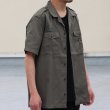 画像5: DEAD STOCK / French Army Chad Tropical Shirt（フランス軍 チャドシャツ / ヘリンボーンツイル） (5)