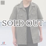 画像: DEAD STOCK / French Army Chad Tropical Shirt（フランス軍 チャドシャツ / ヘリンボーンツイル）