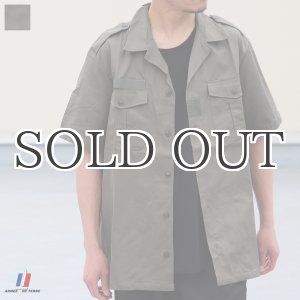 画像: DEAD STOCK / French Army Chad Tropical Shirt（フランス軍 チャドシャツ / ヘリンボーンツイル）
