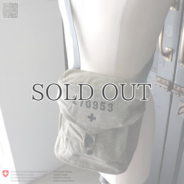 画像1: DEAD STOCK  / Swiss Army S&P Shoulder Bag （ スイス軍 ソルト＆ペッパー ショルダー バッグ ） (1)