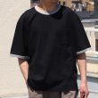 画像8: 丸胴ヘビーウェイト(度詰天竺）10オンス サイドスリット グラスポケ リンガーTシャツ【MADE IN JAPAN】『日本製』/ Upscape Audience (8)