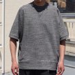 画像3: 粗挽き天竺 ガゼット クルーネック スウェットライク ハーフスリーブ Tシャツ【MADE IN JAPAN】『日本製』/ Upscape Audience (3)