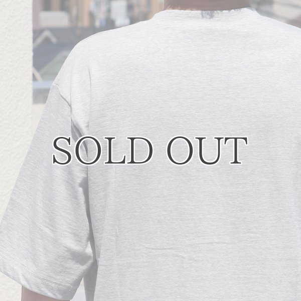 画像20: 粗挽き天竺 グラスポケ付き オーバーラップ ハーフスリーブ Tシャツ【MADE IN JAPAN】『日本製』/ Upscape Audience (20)