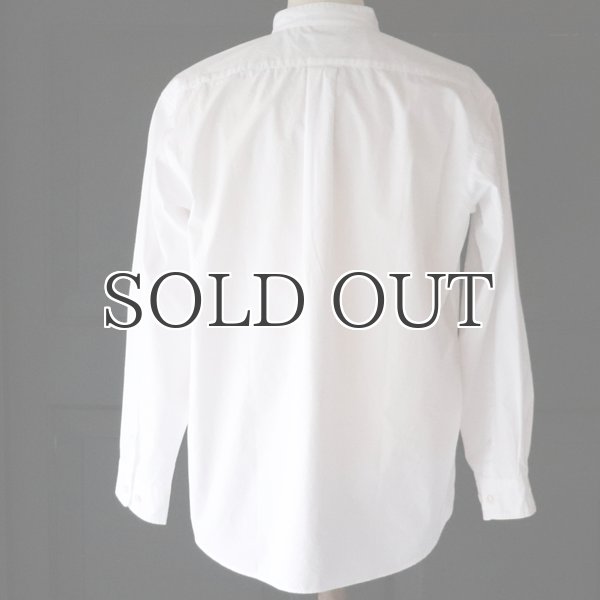 画像16: ワンウォッシュ バンドカラー L/S テーパードシャツ【MADE IN JAPAN】『日本製』/ Upscape Audience (16)