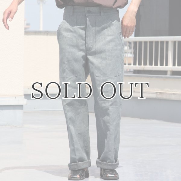 画像3: DEAD DEAD STOCK / SWISS ARMY DENIM PANTS（スイス軍 デニムワークパンツ【後期】） (3)
