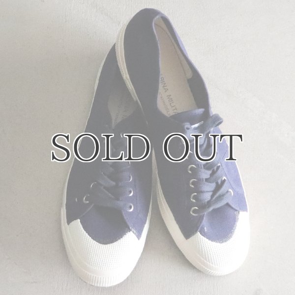 DEAD STOCK / 90-00s Italian Navy Sailor Shoes SUPERGA