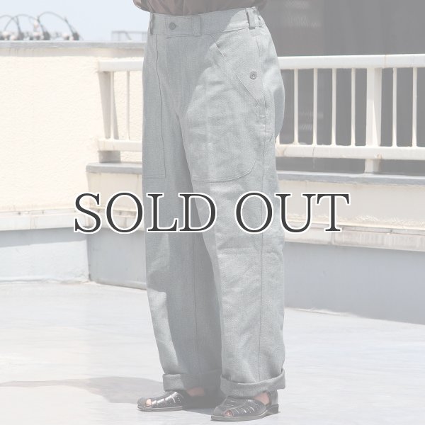 画像10: DEAD DEAD STOCK / SWISS ARMY DENIM PANTS（スイス軍 デニムワークパンツ【後期】） (10)