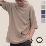 画像: 【RE PRICE/価格改定】度詰ワッフル サイドスリットビッグプルパーカー【MADE IN JAPAN】『日本製』/ Upscape Audience