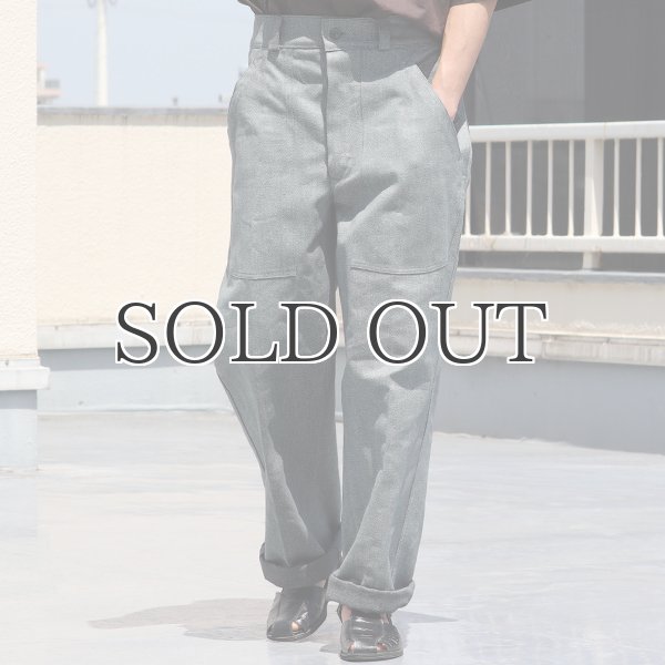 画像4: DEAD DEAD STOCK / SWISS ARMY DENIM PANTS（スイス軍 デニムワークパンツ【後期】） (4)