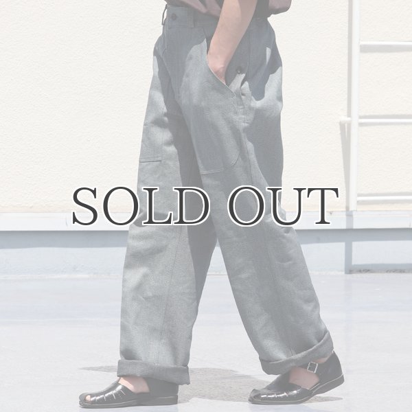 画像6: DEAD DEAD STOCK / SWISS ARMY DENIM PANTS（スイス軍 デニムワークパンツ【後期】） (6)