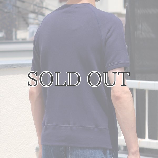 画像6: ソフトエアー裏毛"N.74th St. West Side"プリントラグラン半袖スウェットシャツ【MADE IN JAPAN】『日本製』/ Upscape Audience (6)