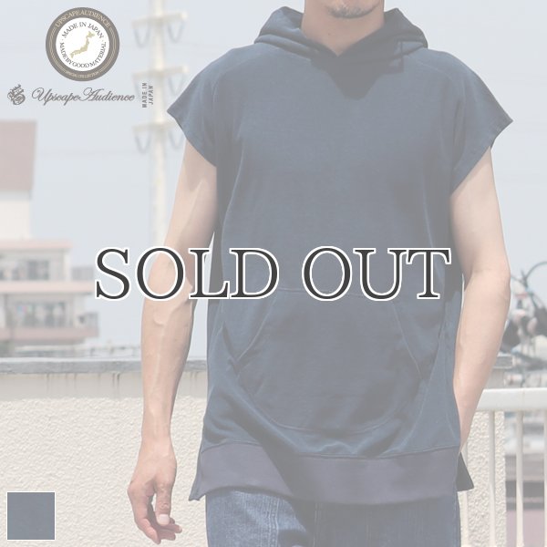 画像1: コットンパイル プルパーカーキャップスリーブTEE【MADE IN JAPAN】『日本製』/ Upscape Audience (1)