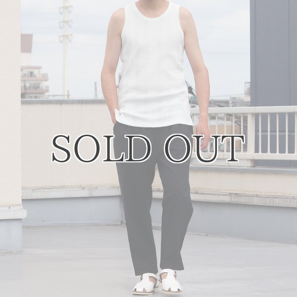 画像5: ランダムワッフル ヘムスクエア　ロングタンク【MADE IN JAPAN】『日本製』/ Upscape Audience (5)