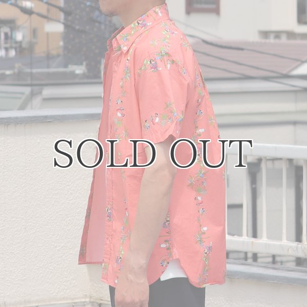 画像5: ボタンダウン半袖アロハシャツ / Upscape Audience×VIBGYOR（ビブジョー） (5)