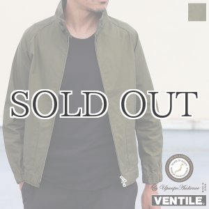 画像: VENTILE®（ベンタイル）40/2耐水撥水ギャバ G9 スタンドブルゾン【MADE IN JAPAN】『日本製』 / Upscape Audience
