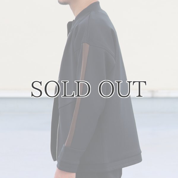 画像5: 4段スムース ライン スタンドZIPブルゾン 【MADE IN JAPAN】『日本製』 / Upscape Audience (5)