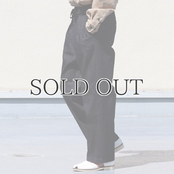 画像5: 「備後」10.5oz セルヴィッチ 青耳ストレッチデニム M52 2タック イージー ワイドパンツ【MADE IN JAPAN】『日本製』【送料無料】/ Upscape Audience (5)