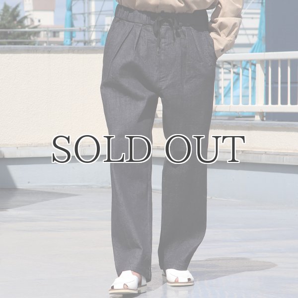 画像4: 「備後」10.5oz セルヴィッチ 青耳ストレッチデニム M52 2タック イージー ワイドパンツ【MADE IN JAPAN】『日本製』【送料無料】/ Upscape Audience (4)