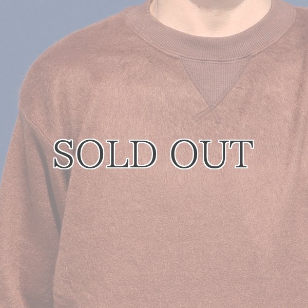 画像22: モヘアライク ウールシャギー ガゼット クルーネック ニットソー【MADE IN JAPAN】『日本製』 / Upscape Audience (22)