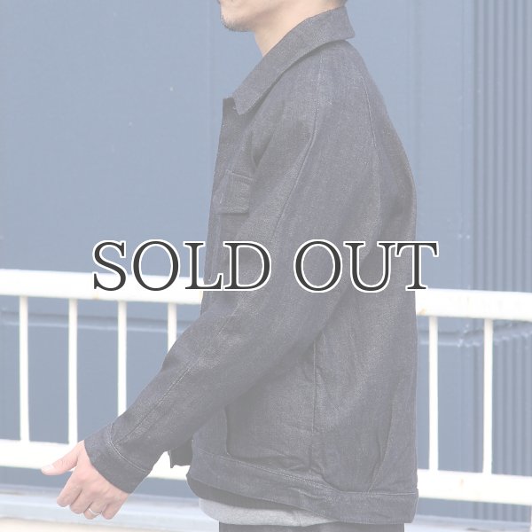 画像9:  「備後」 10.5oz セルヴィッチ 青耳ストレッチデニム トラッカージャケット【MADE IN JAPAN】『日本製』【送料無料】/ Upscape Audience (9)