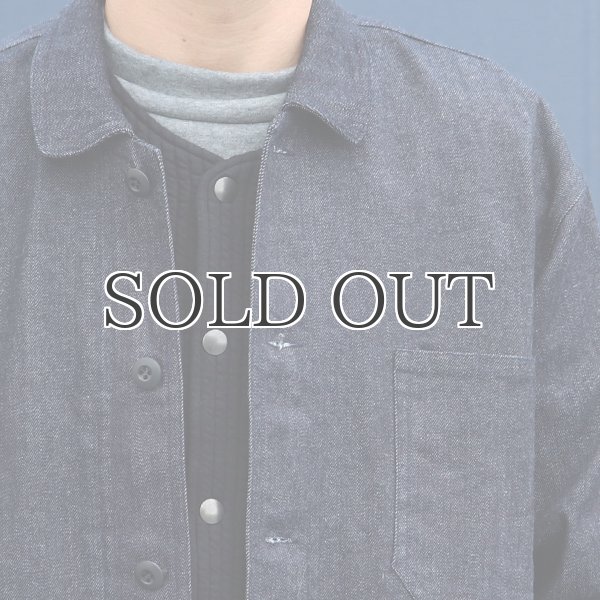 画像12:  「備後」 10.5oz セルヴィッチ 青耳ストレッチデニム カバーオールジャケット【MADE IN JAPAN】『日本製』【送料無料】/ Upscape Audience (12)