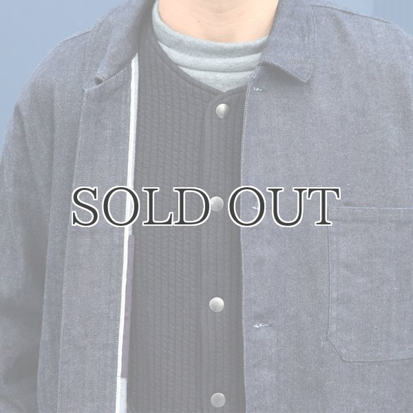 画像15:  「備後」 10.5oz セルヴィッチ 青耳ストレッチデニム カバーオールジャケット【MADE IN JAPAN】『日本製』【送料無料】/ Upscape Audience (15)