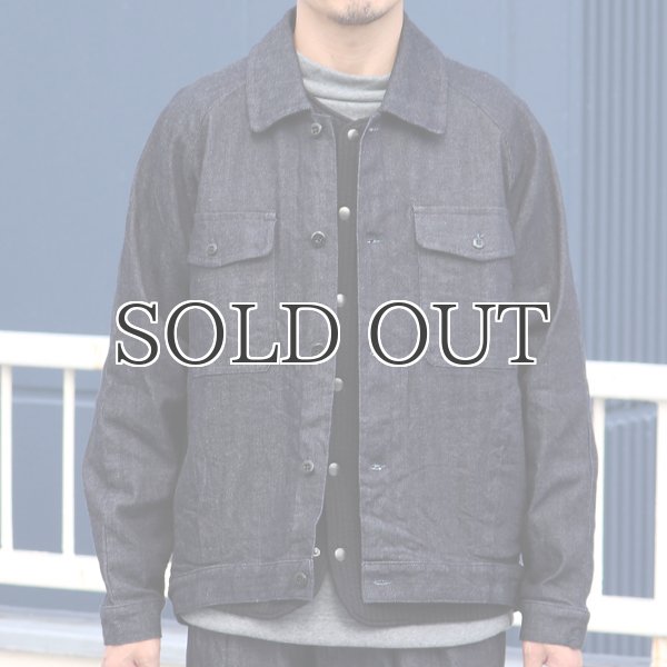 画像7:  「備後」 10.5oz セルヴィッチ 青耳ストレッチデニム トラッカージャケット【MADE IN JAPAN】『日本製』【送料無料】/ Upscape Audience (7)