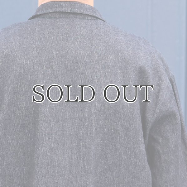 画像13:  「備後」 10.5oz セルヴィッチ 青耳ストレッチデニム カバーオールジャケット【MADE IN JAPAN】『日本製』【送料無料】/ Upscape Audience (13)