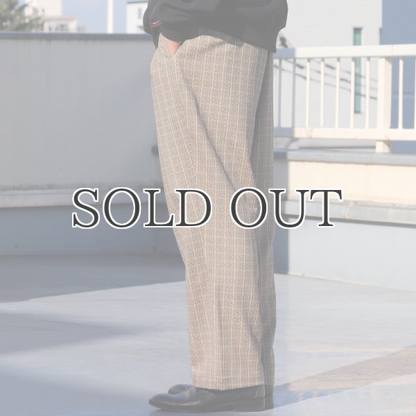 画像5: スマートT/R ジャパニーズ トラディショナルパターン 2タック ワイド イージーパンツ【MADE IN JAPAN】『日本製』【送料無料】/ Upscape Audience (5)