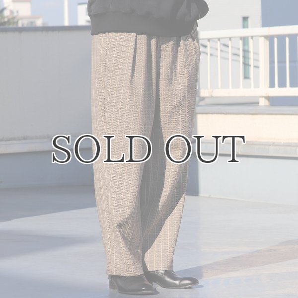 画像6: スマートT/R ジャパニーズ トラディショナルパターン 2タック ワイド イージーパンツ【MADE IN JAPAN】『日本製』【送料無料】/ Upscape Audience (6)