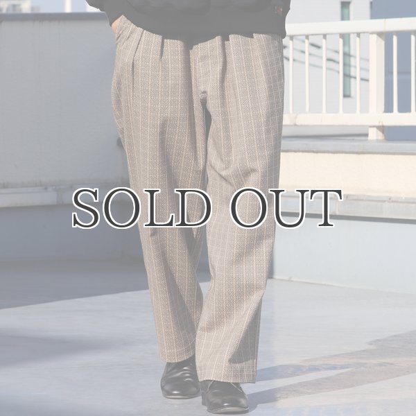 画像3: スマートT/R ジャパニーズ トラディショナルパターン 2タック ワイド イージーパンツ【MADE IN JAPAN】『日本製』【送料無料】/ Upscape Audience (3)
