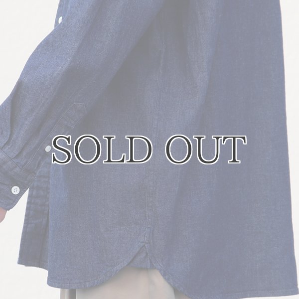 画像20: 「備後」 7オンス ムラデニム 釦ダウン ボク シーAライン 長袖シャツ【MADE IN JAPAN】『日本製』/ Upscape Audience (20)