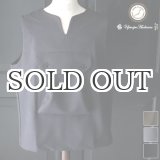 画像: Naturemier(ナチュレミア)TECH ウールライクツイル ビックポケット キーネックベスト【MADE IN JAPAN】『日本製』 / Upscape Audience