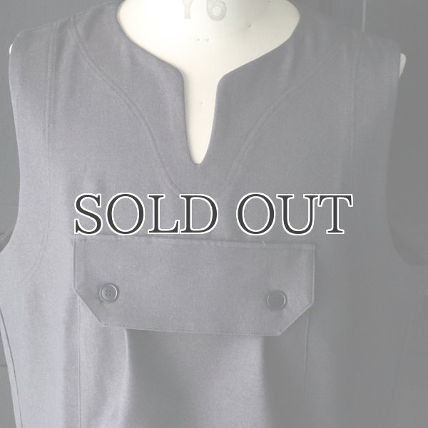 画像19: Naturemier(ナチュレミア)TECH ウールライクツイル ビックポケット キーネックベスト【MADE IN JAPAN】『日本製』 / Upscape Audience (19)