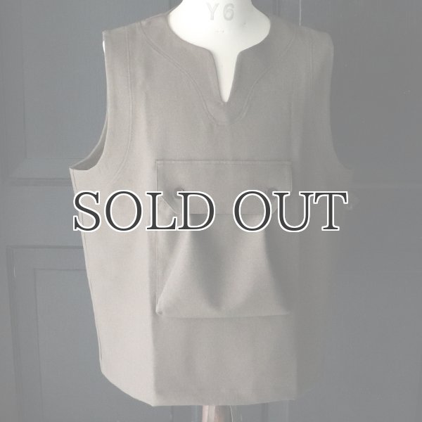 画像22: Naturemier(ナチュレミア)TECH ウールライクツイル ビックポケット キーネックベスト【MADE IN JAPAN】『日本製』 / Upscape Audience (22)