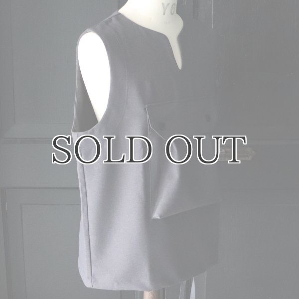 画像18: Naturemier(ナチュレミア)TECH ウールライクツイル ビックポケット キーネックベスト【MADE IN JAPAN】『日本製』 / Upscape Audience (18)