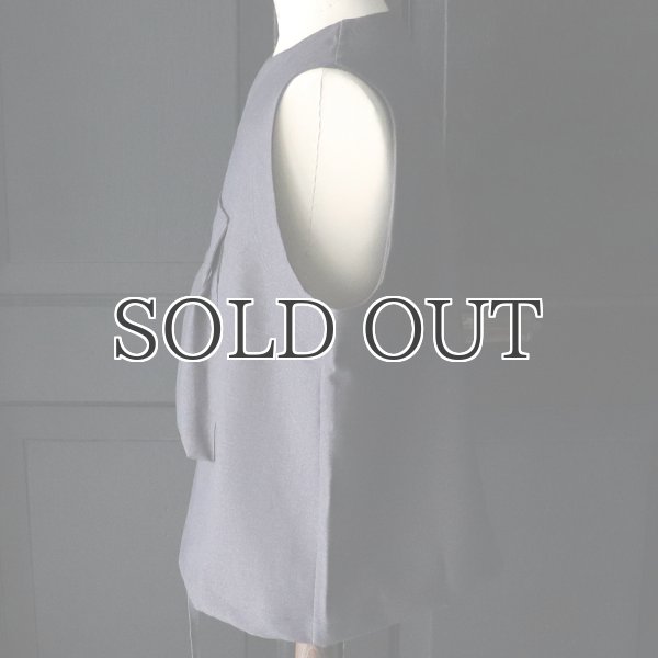 画像16: Naturemier(ナチュレミア)TECH ウールライクツイル ビックポケット キーネックベスト【MADE IN JAPAN】『日本製』 / Upscape Audience (16)