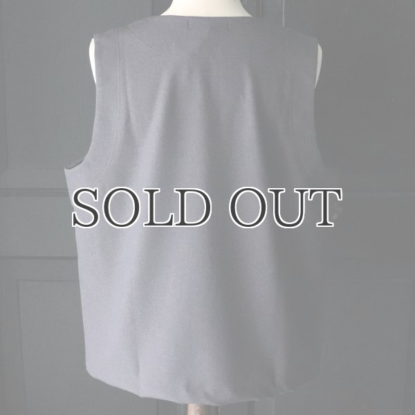 画像17: Naturemier(ナチュレミア)TECH ウールライクツイル ビックポケット キーネックベスト【MADE IN JAPAN】『日本製』 / Upscape Audience (17)