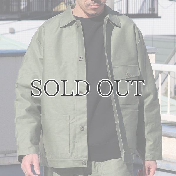 画像4: 「阿州」 ヴィンテージハード バックサテン カバーオール ジャケット【MADE IN JAPAN】『日本製』【送料無料】/ Upscape Audience (4)