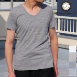 画像: 【RE PRICE/価格改定】ガラガラ紡Vネック半袖Tシャツ【MADE IN JAPAN】『日本製』/ Upscape Audience