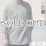 画像: 【RE PRICE / 価格改定】吊り編み天竺 C/N ロング ビッグ 7/S TEE【MADE IN TOKYO】『東京製』  / Upscape Audience