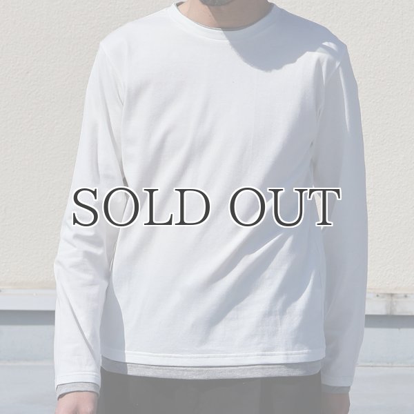 画像2: コーマ天竺 レイヤードC/N L/S Cutsew / Upscape Audience (2)