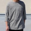 画像2: 吊り編み天竺 C/N ロング ビッグ 7/S TEE【MADE IN TOKYO】『東京製』  / Upscape Audience (2)